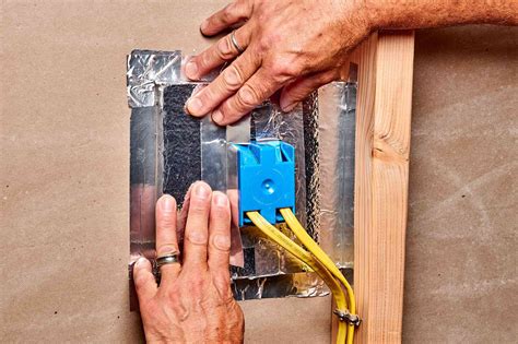 electric boxes for exterior insulated walls|insulation pads for electrical outlets.